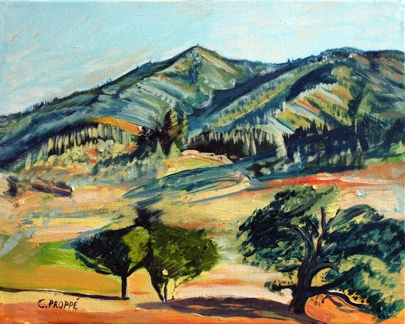 Mt. Tam from Bon Tempe Meadows