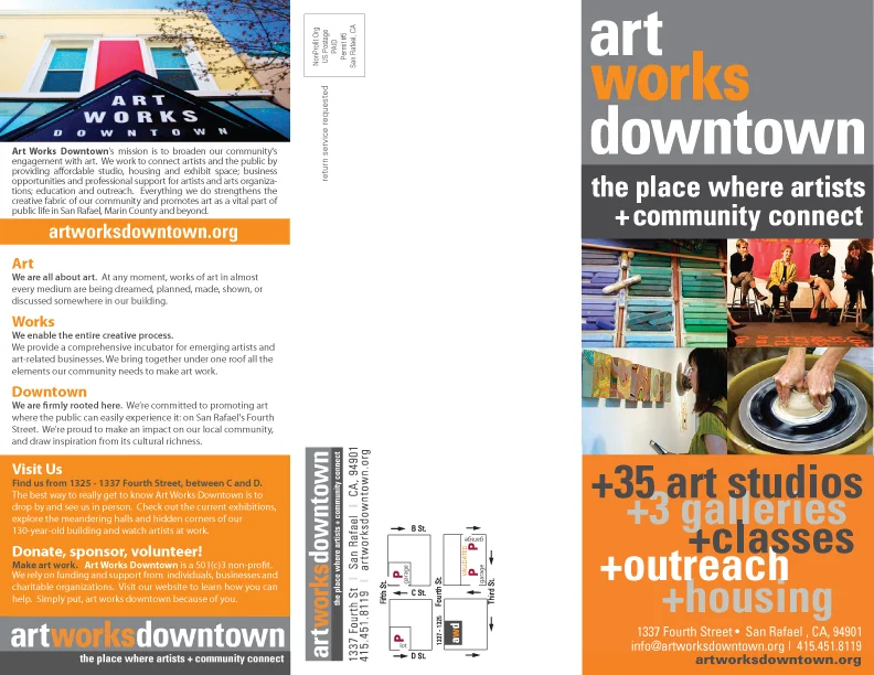 Art Works Downtown Identity Brochure
