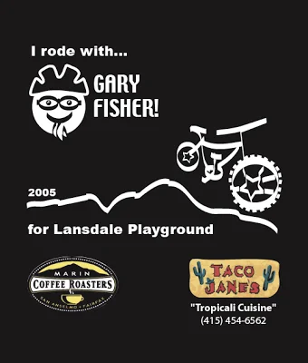 Gary Fisher Bike T-shirt for Fundraiser
