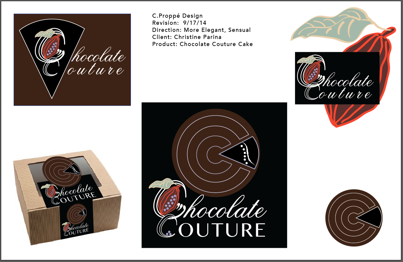 Cake Packaging • Label • Logo