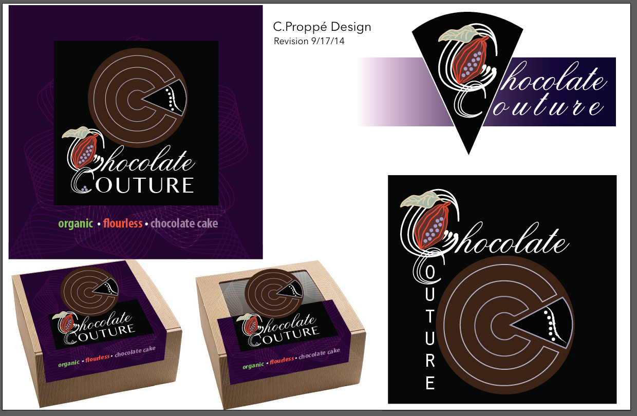 Cake Packaging • Label • Logo