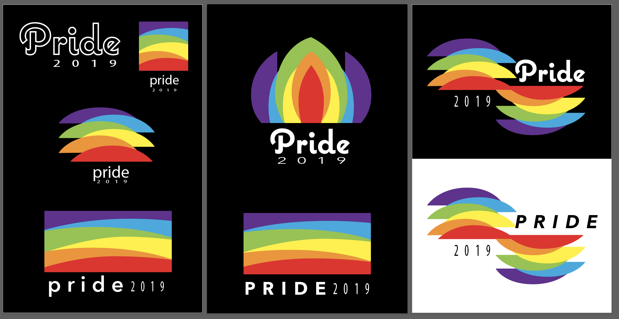 Pride 2019 T-Shirt Designs (Black)