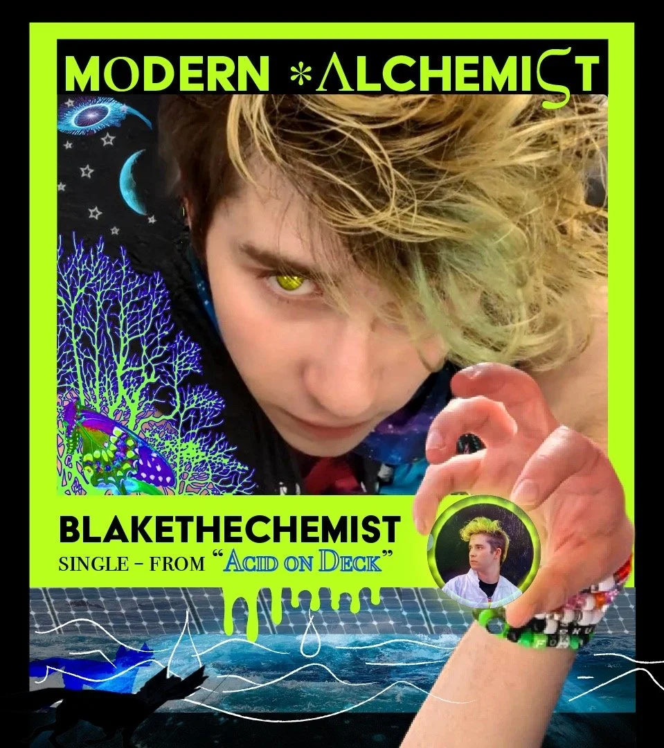 Promotion for new song "Modern Alchemist" by Blakethechemist