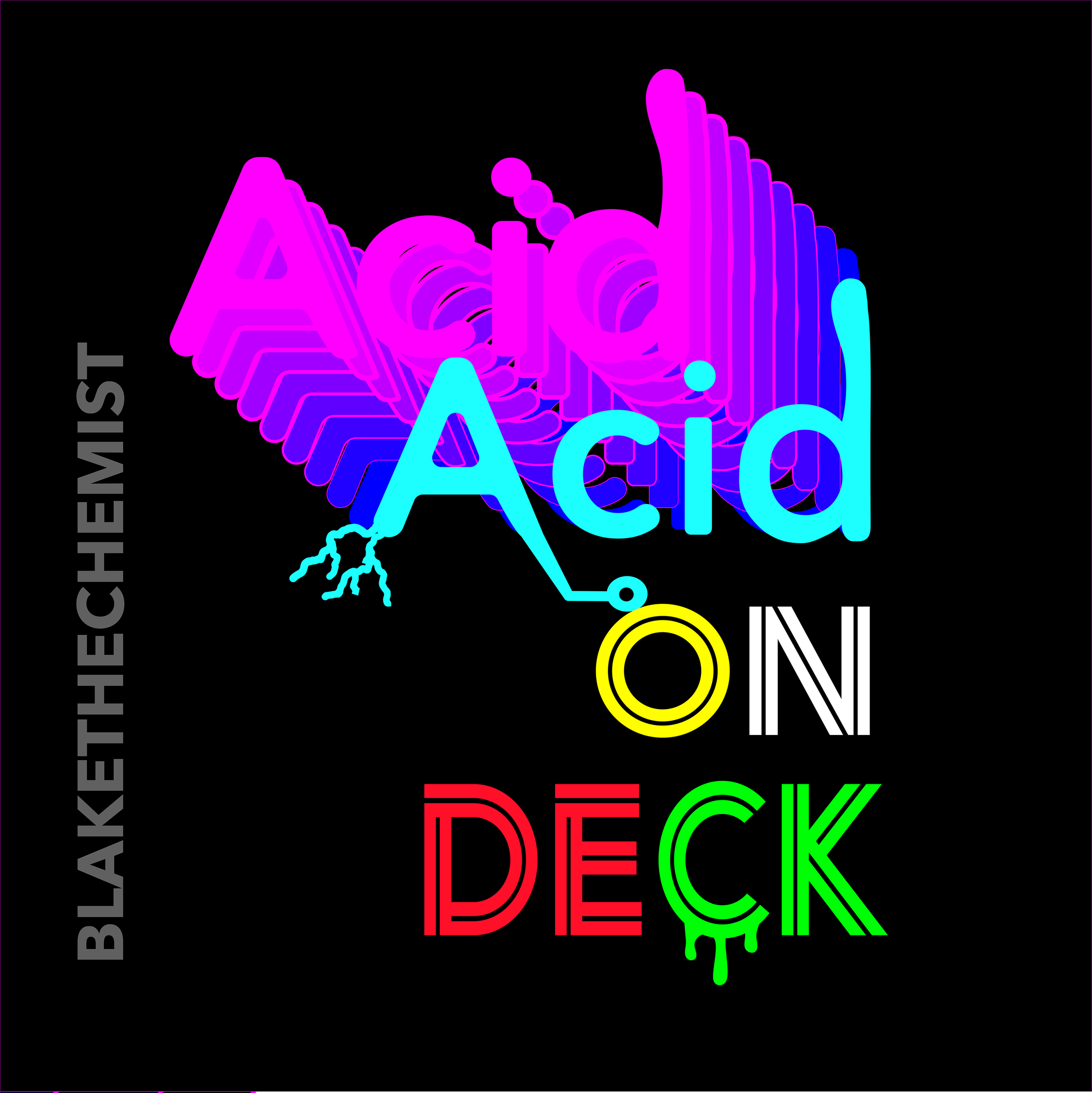 Album Cover Concept Design for Blakethechemist Music