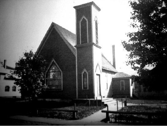 The original St. Paul's Church was built in White River Junction in 1874.