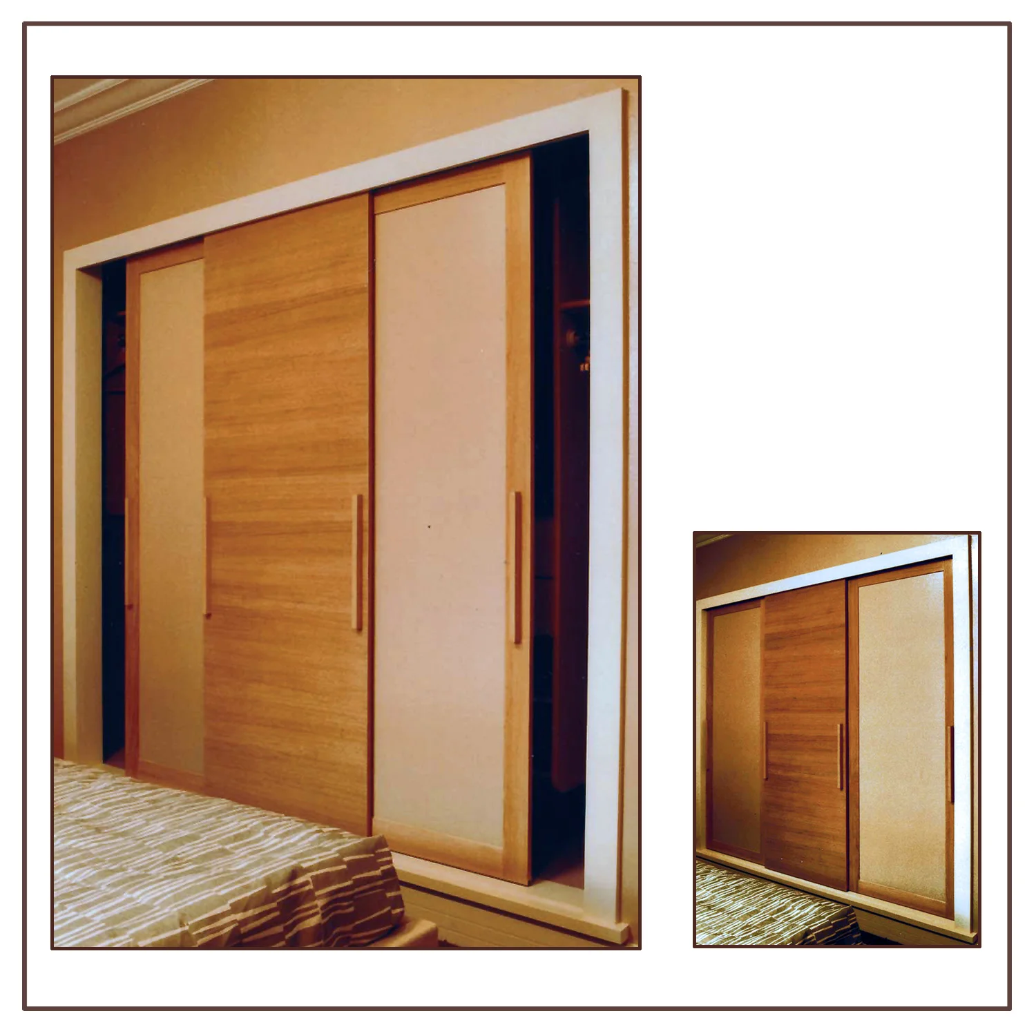 Oak sliding doors