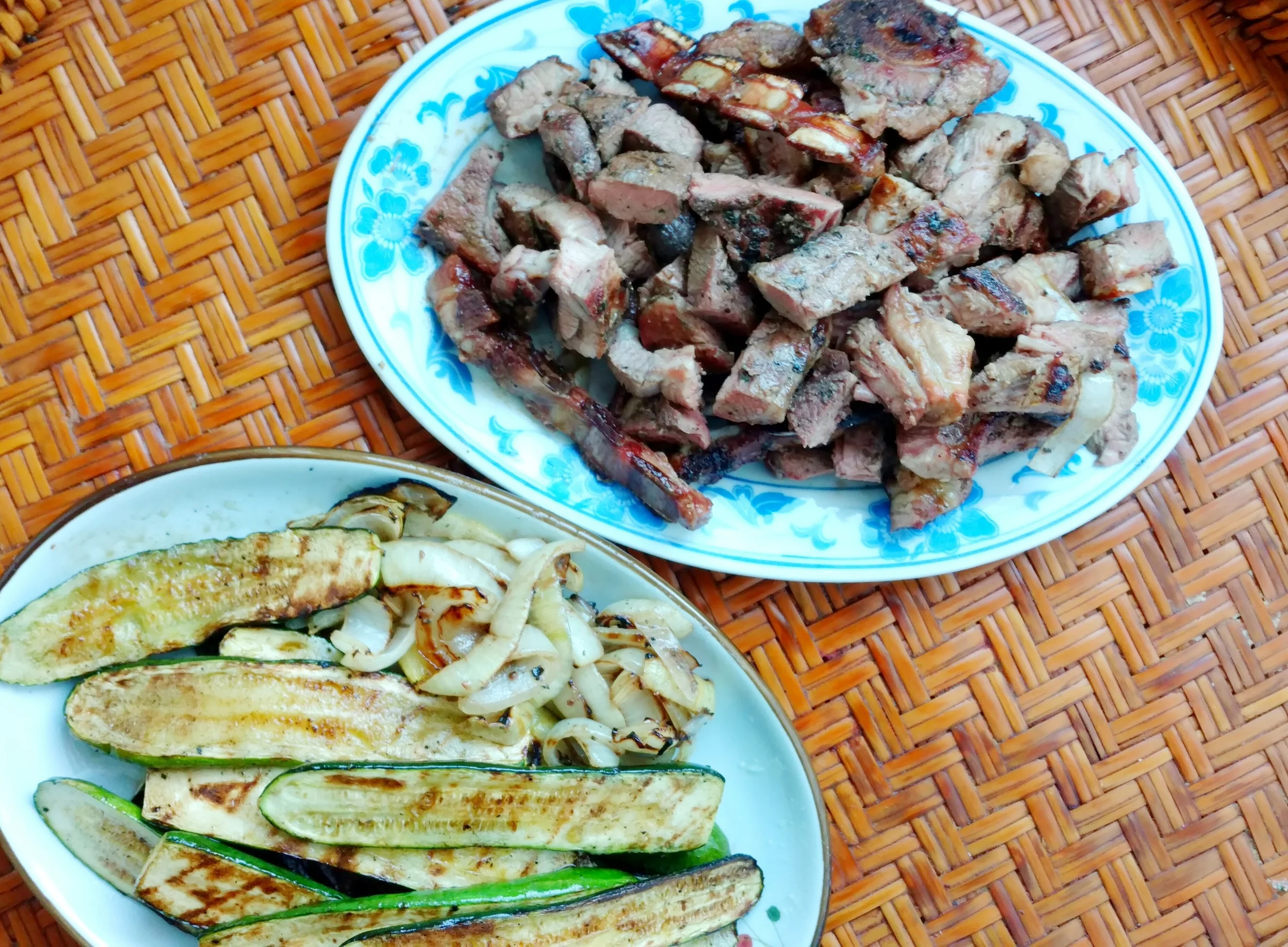 Grilled Lamb Shoulder Chop