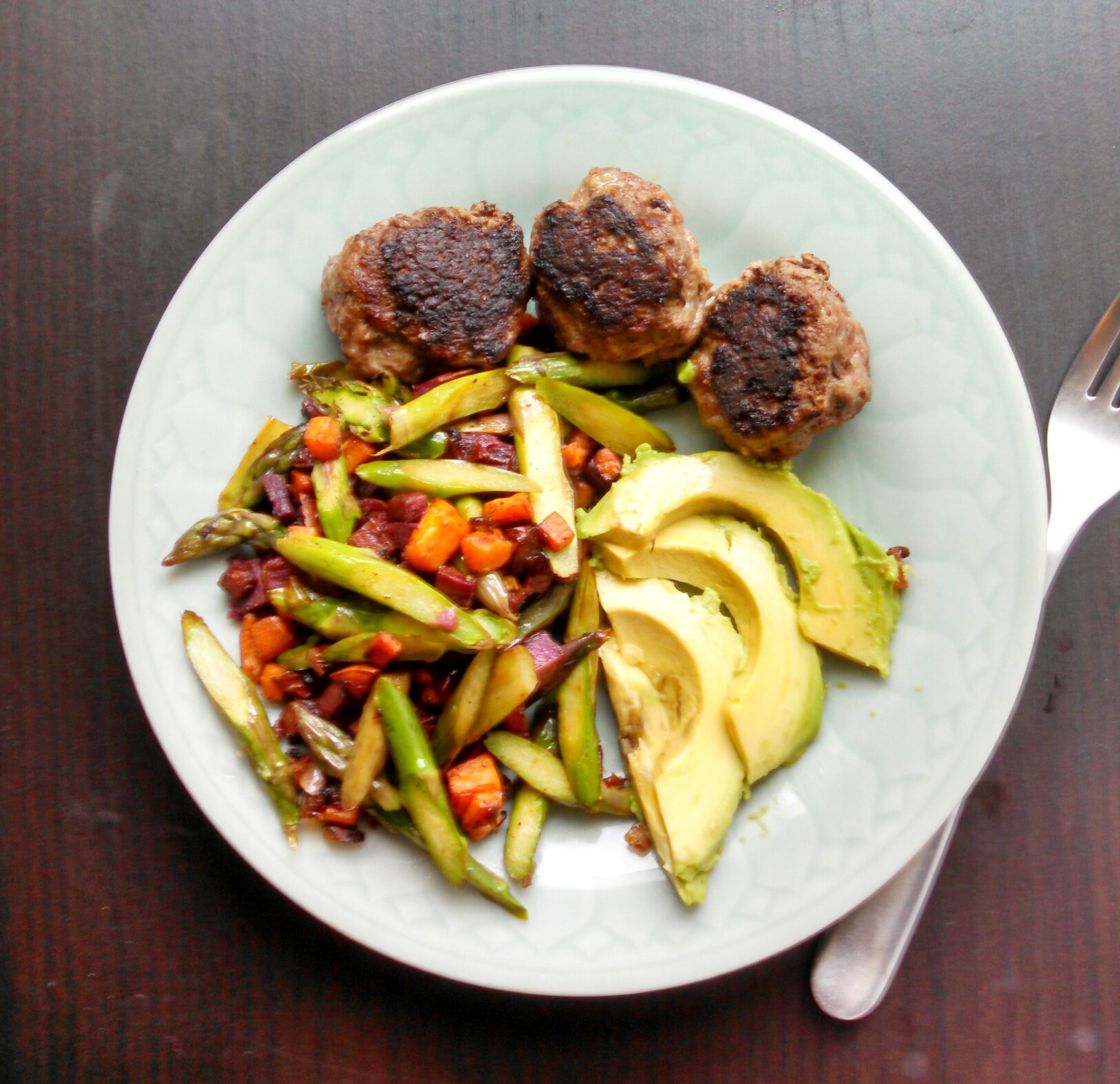 Asparagus & Sweet Potato Hash