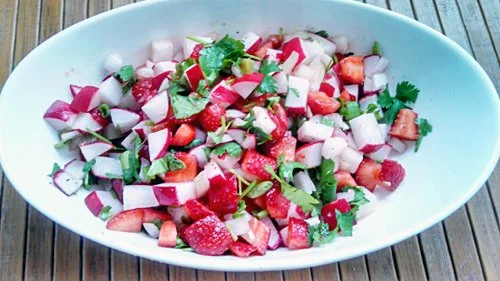 Strawberry Radish Salsa