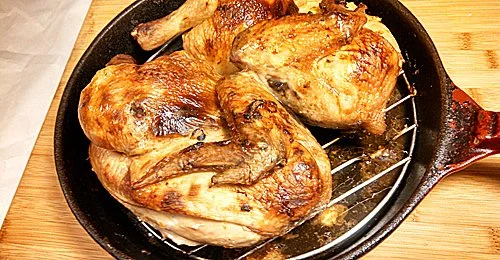 Lemon Garlic Roast Chicken