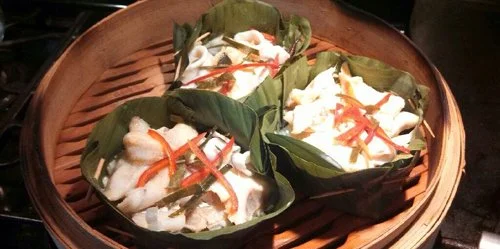 Haw Mok: Steamed Seafood Custard