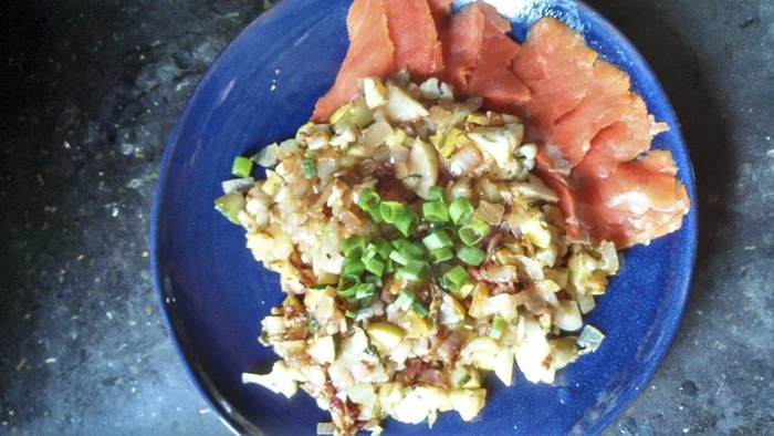 Breakfast Bacon & Veggie Hash