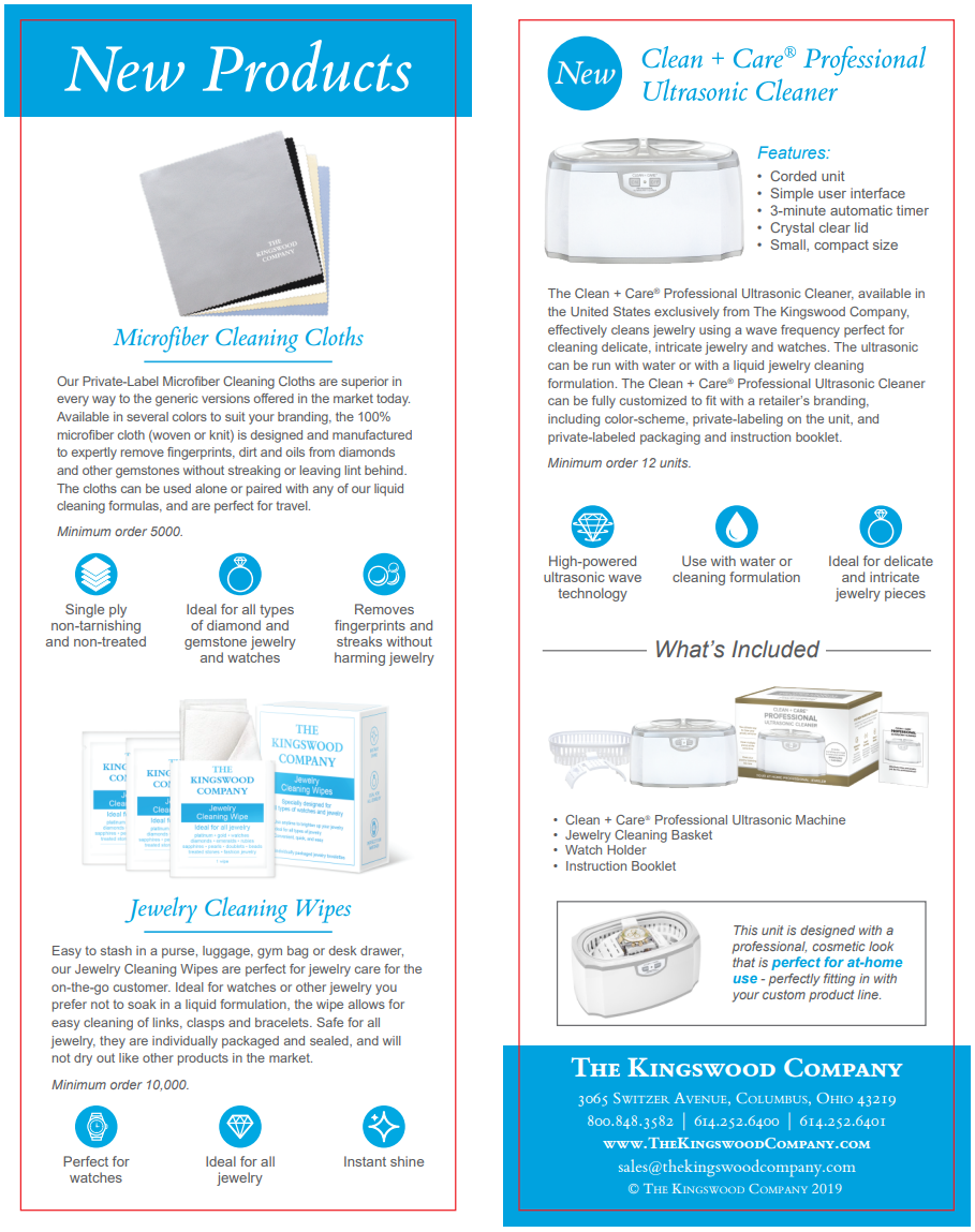 The Kingswood Company Brochure Insert