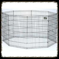 Safe confinement - help me be a good puppy.