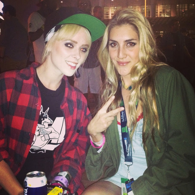 Alysha Nett and I at Viceland