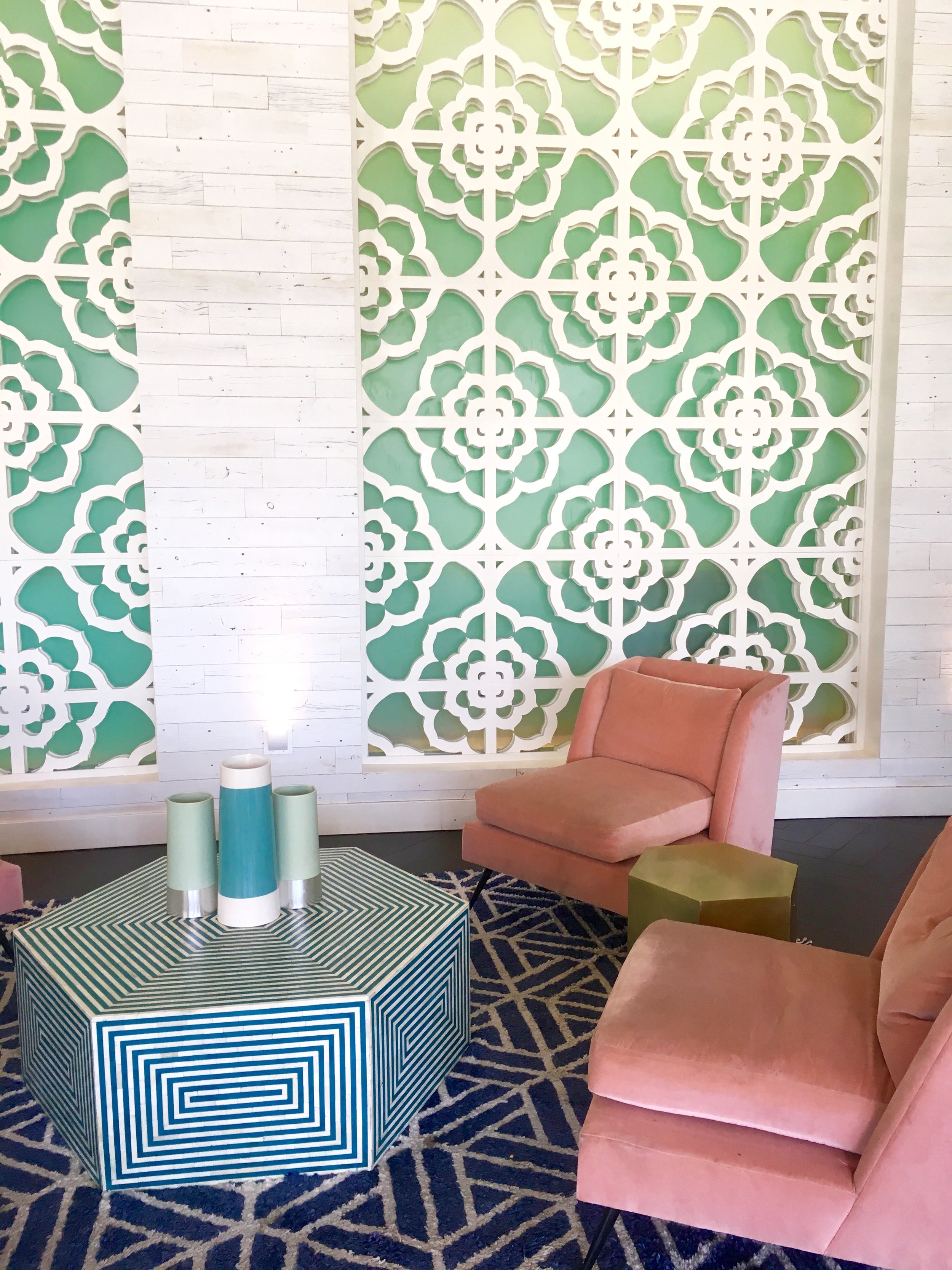 We stayed at the Riveria Palm Springs and I highly recommend it. The pool is large and the hotel is family oriented. The vibe feels a little better than the Ace, less hipstes, and you get the Mid-Century Modern arcitecture. We were stoked.