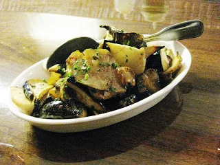 Sunchokes, Black Radish, Apple Gastrique