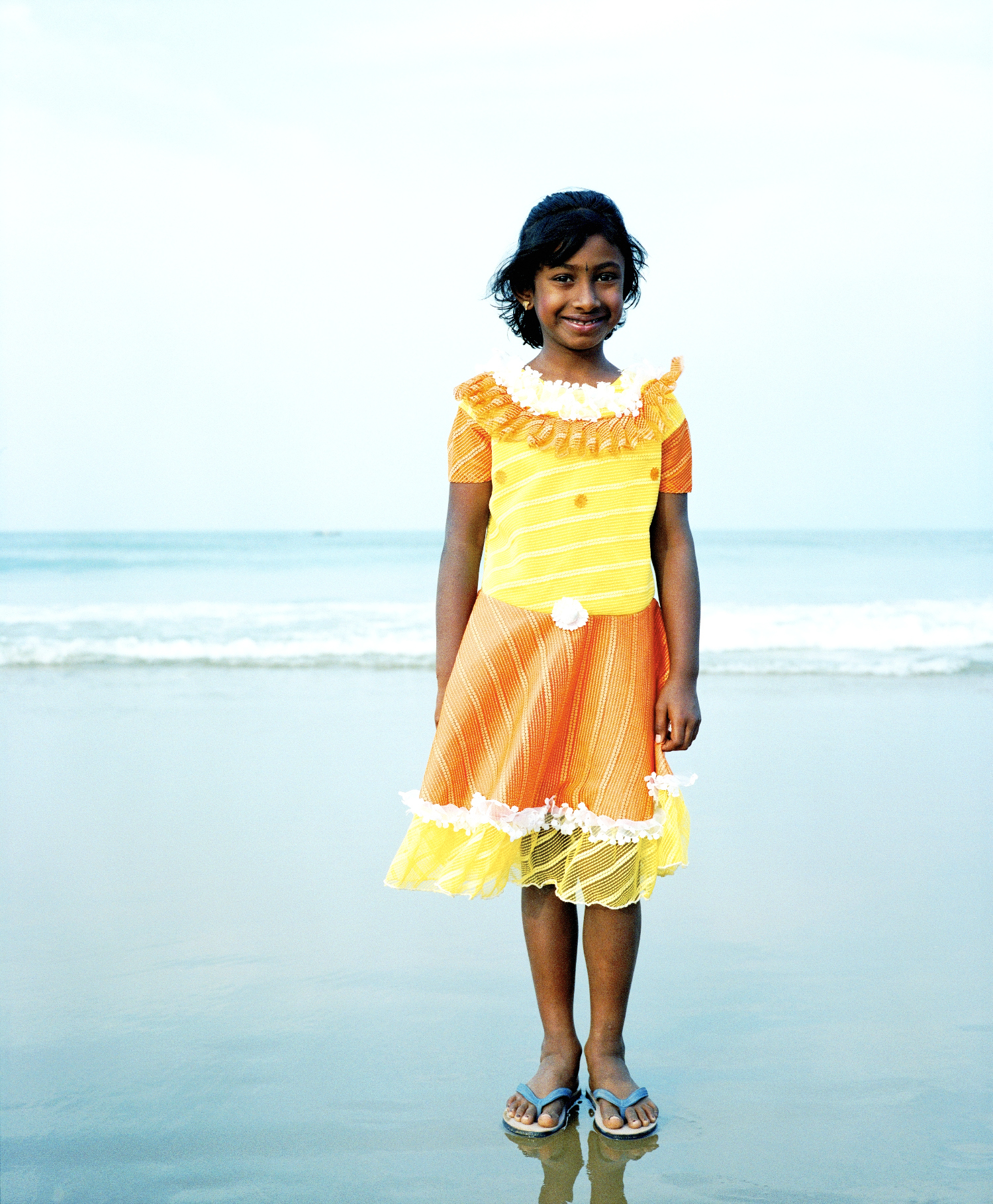 Orange dress girl.Gokarna.jpg