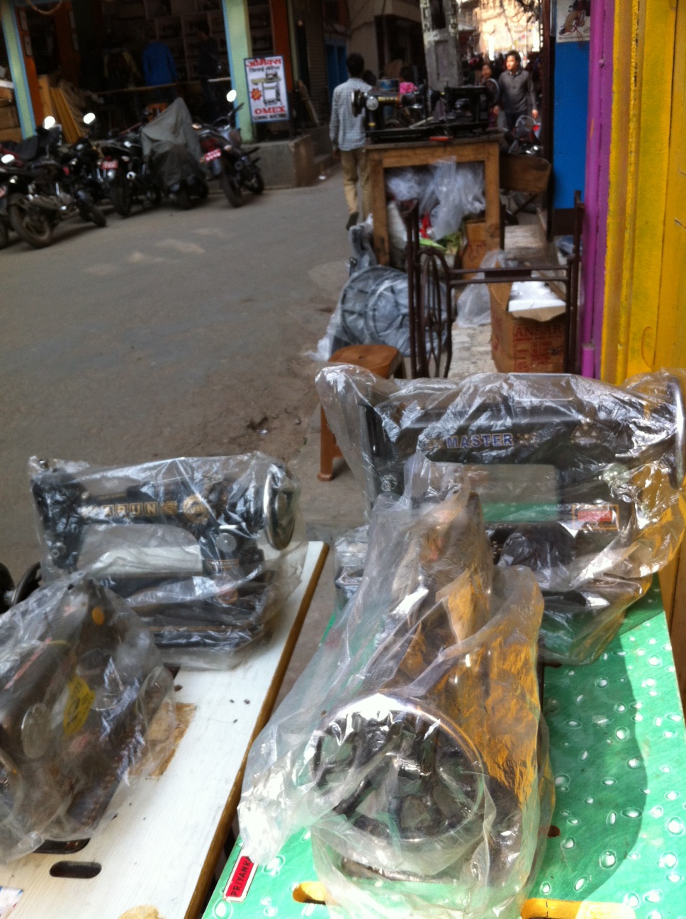 I christened this street....Sewing Machine Shop Street....near New Road, Kathmandu