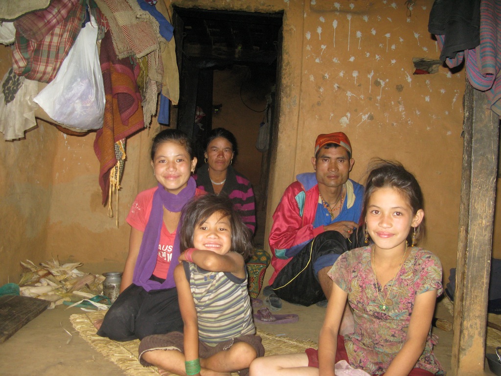 Although a basic home and living, Yanzen (left) and Yu Dolma (right) are happy to be back living with their little sister and parents!
