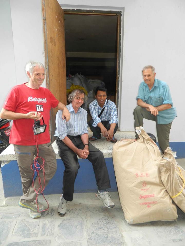 David Durkin and the team who went far and beyond to get supplies to Rasuwa for us