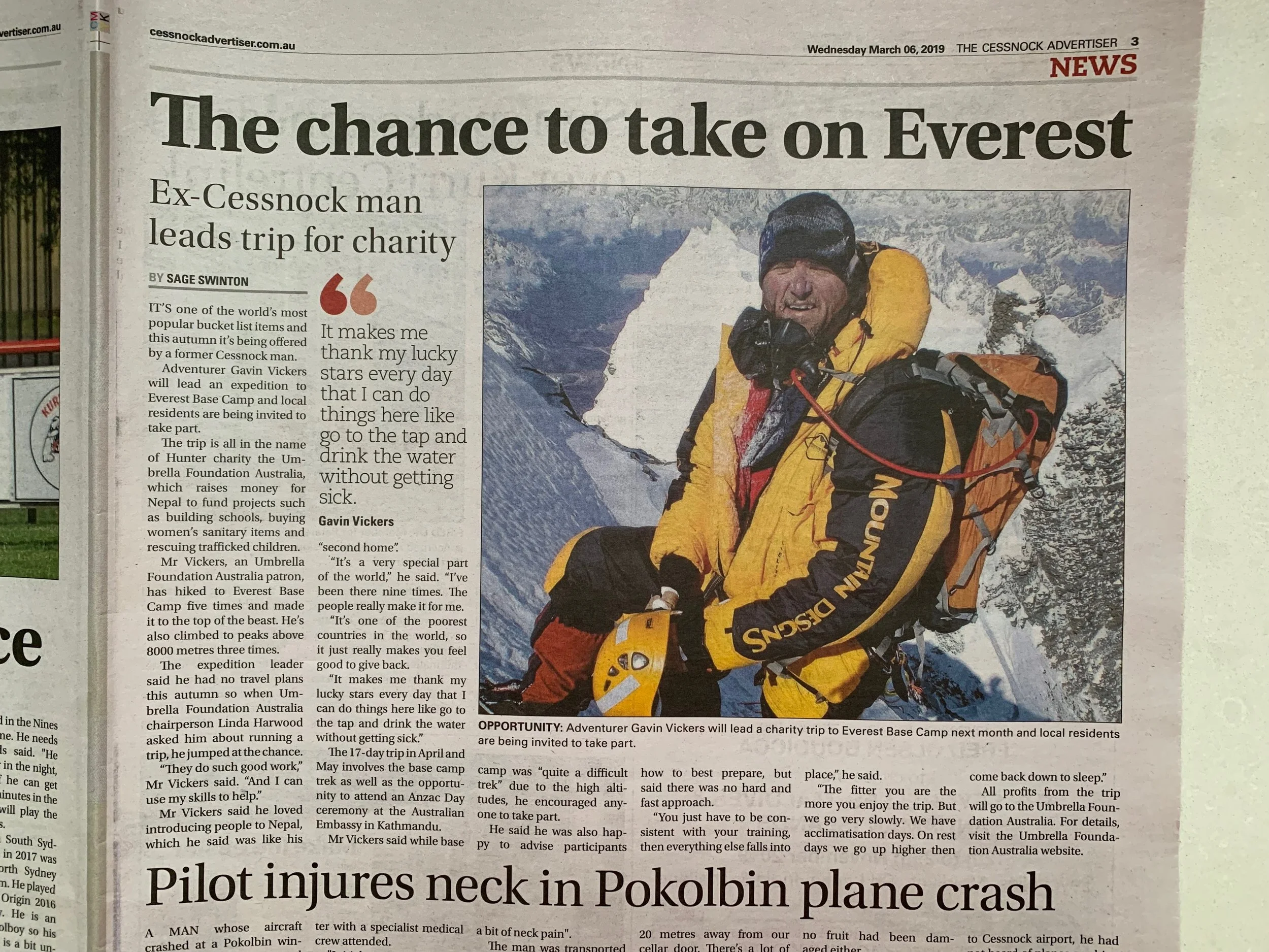 Cessnock Advertiser 190306.jpeg