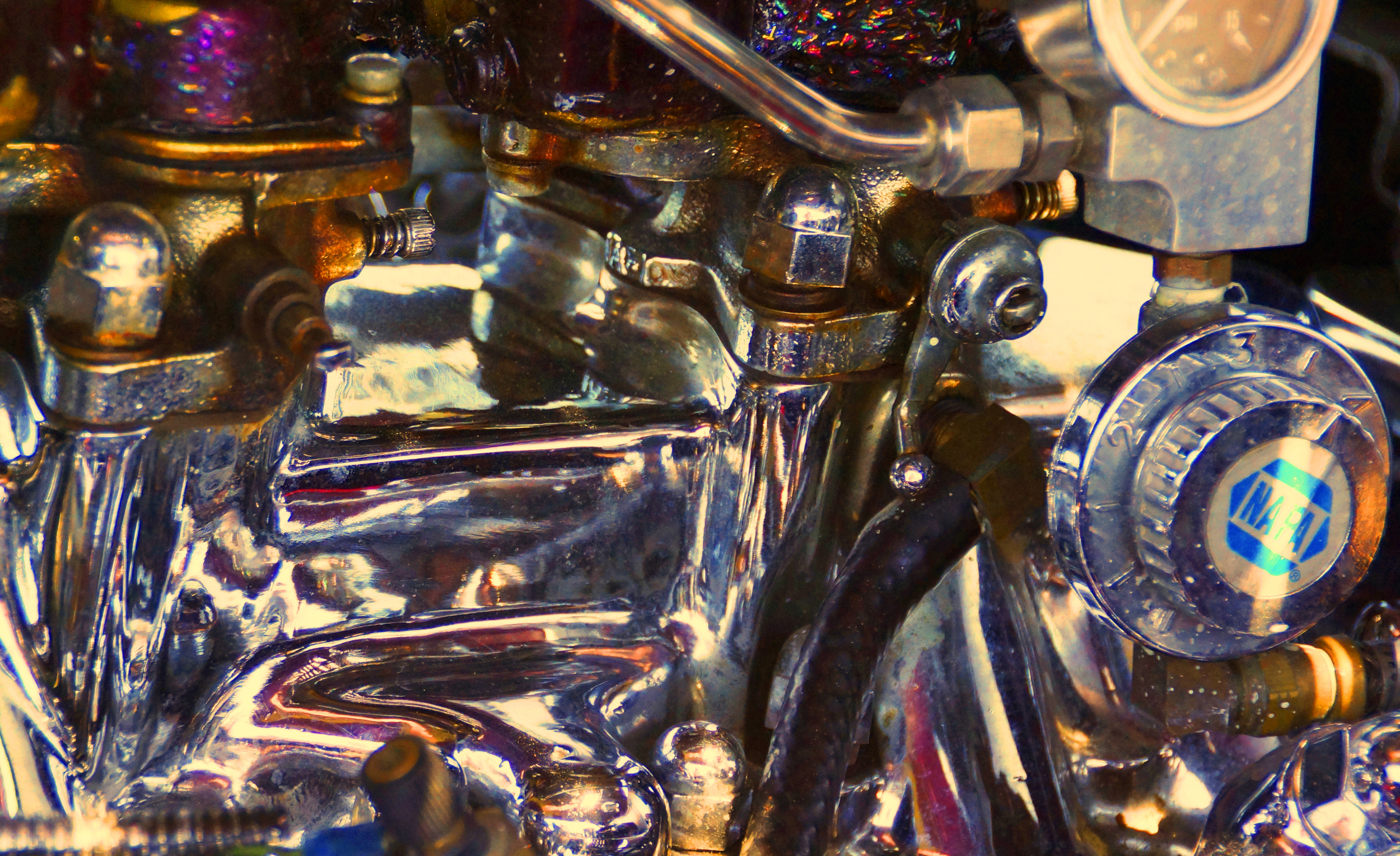 Auto Engine No 97 by Gerald Leonard