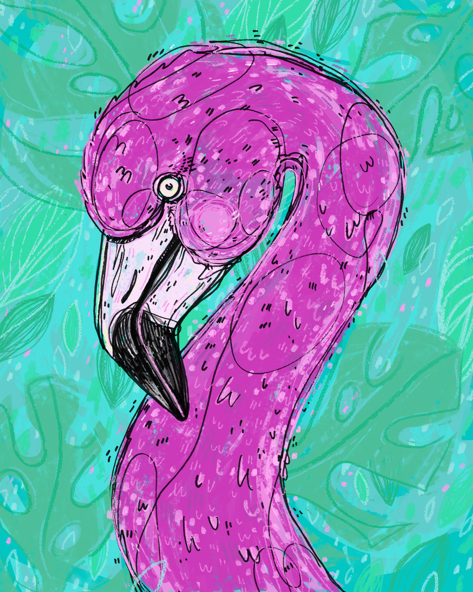 Electric Flamingo