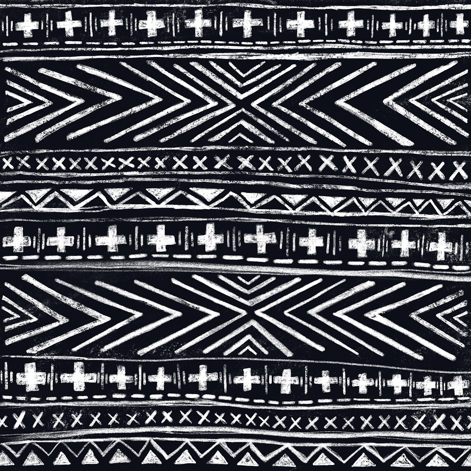 Mudcloth X & Cross