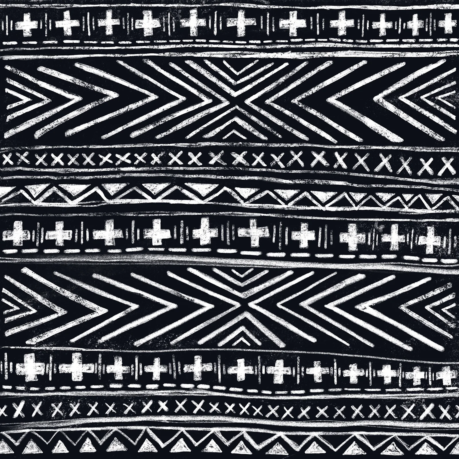 Mudcloth X & Cross