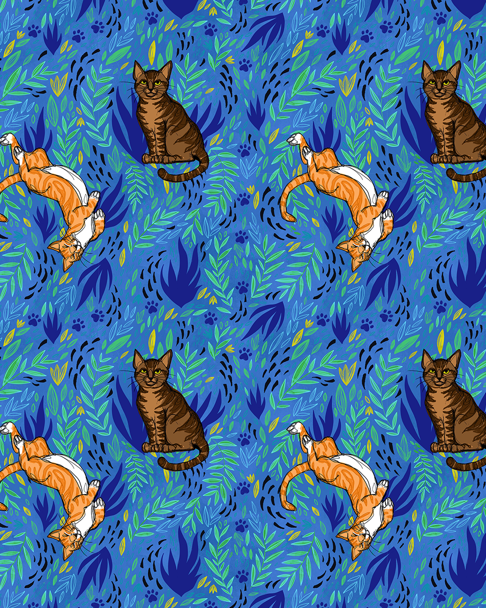 Cats in the Garden