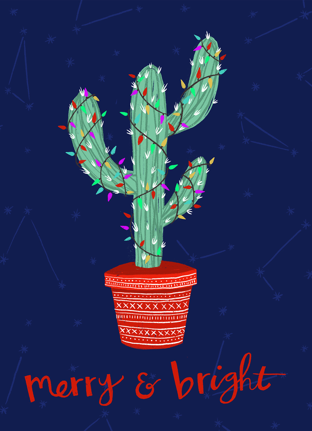 Merry &amp; Bright Cactus