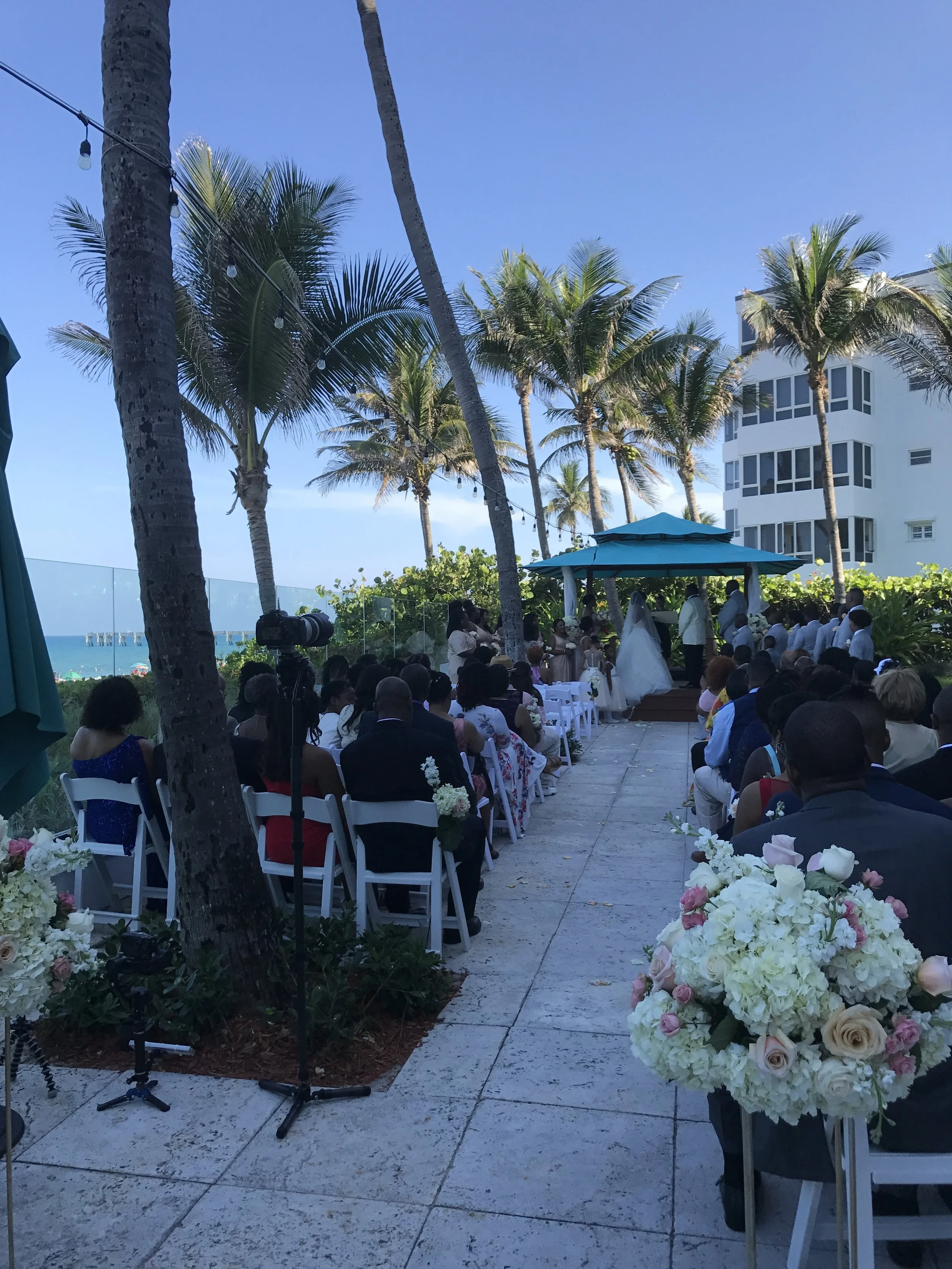 Outdoor Beach Wedding Ceremony
