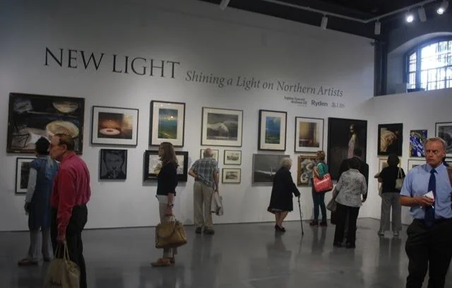 Sneak peak of NEW LIGHT exhibition at the Mall Galleries.