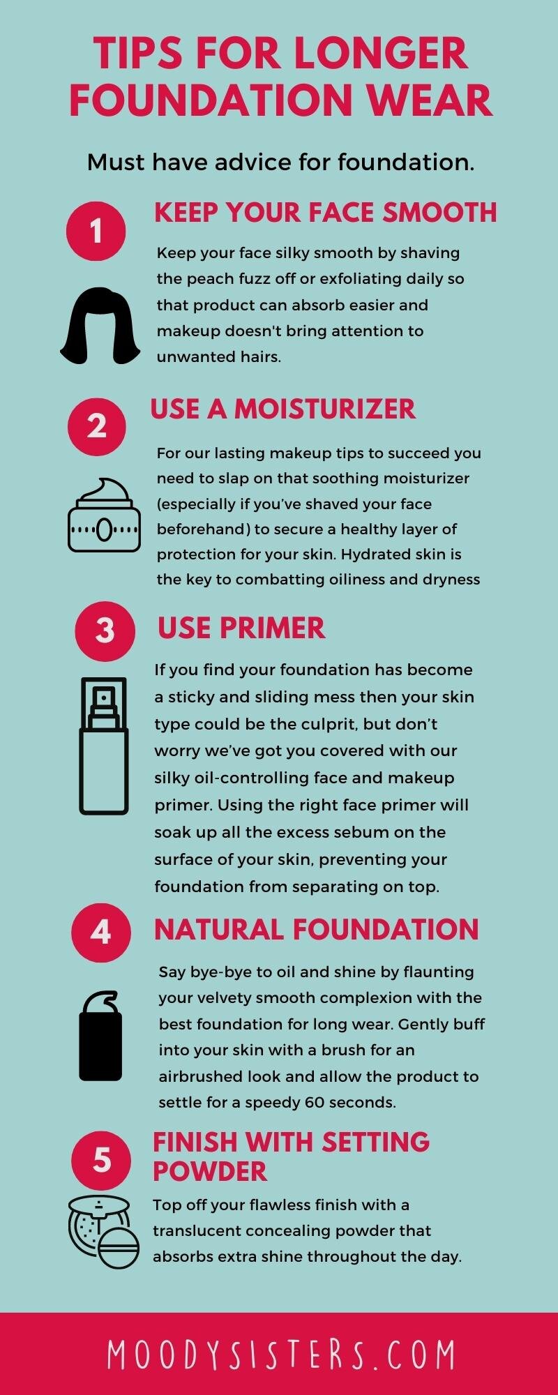5 Most Important Tips for Longer Foundation Wear — Moody Skincare