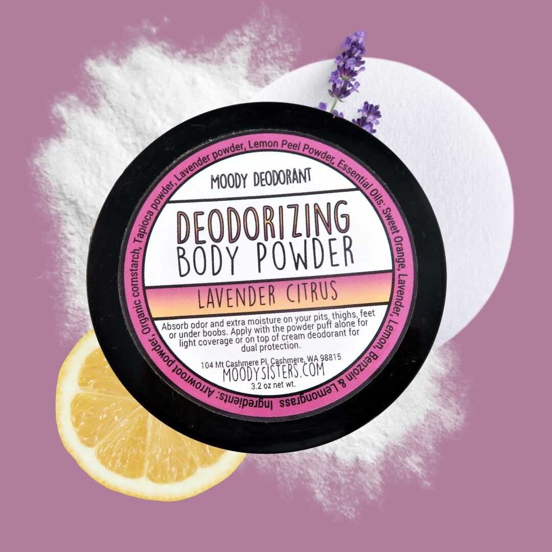 Dusting Powder Deoderant Natural Deodorant — Moody Sisters Skincare