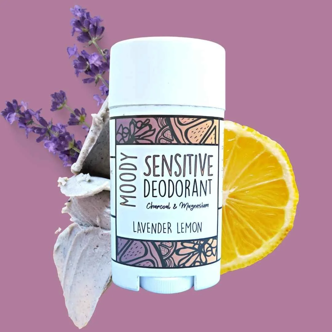 Magnesium Charcoal Deodorant Natural Deodorant — Moody Sisters Skincare