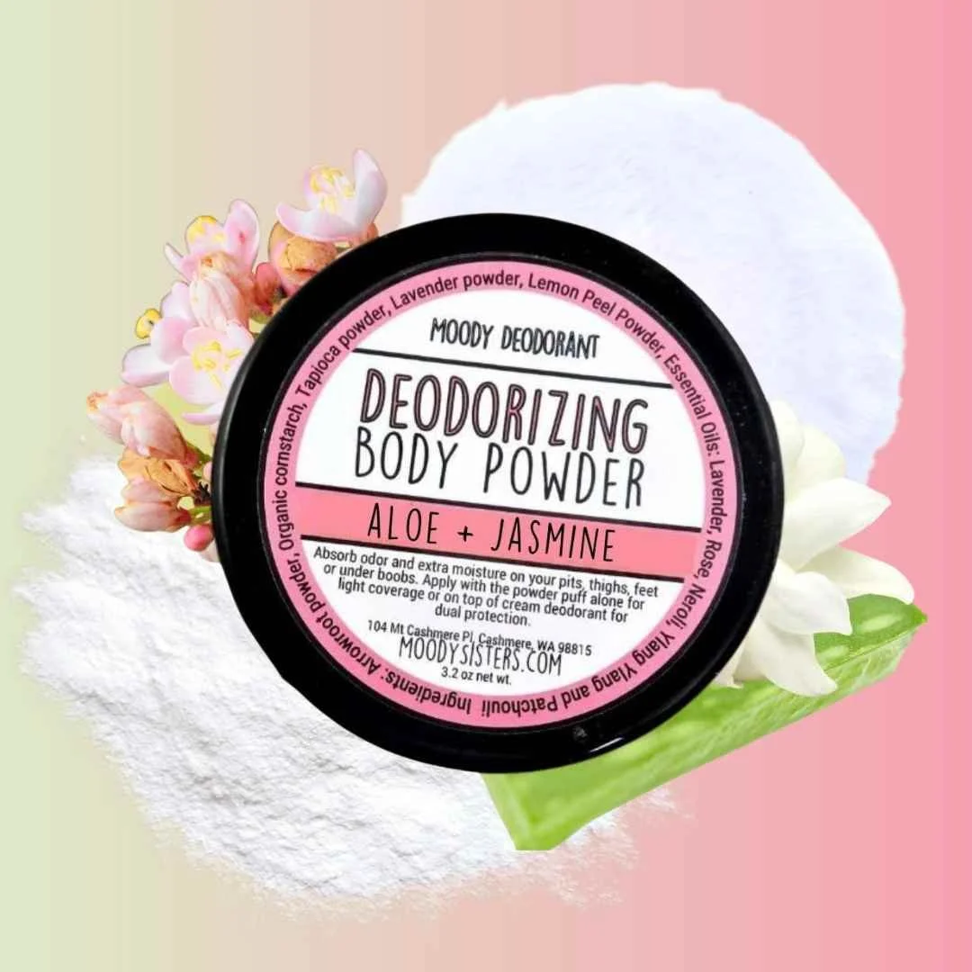 Deodorizing Body Dusting Powder Natural Deodorants — Moody Sisters