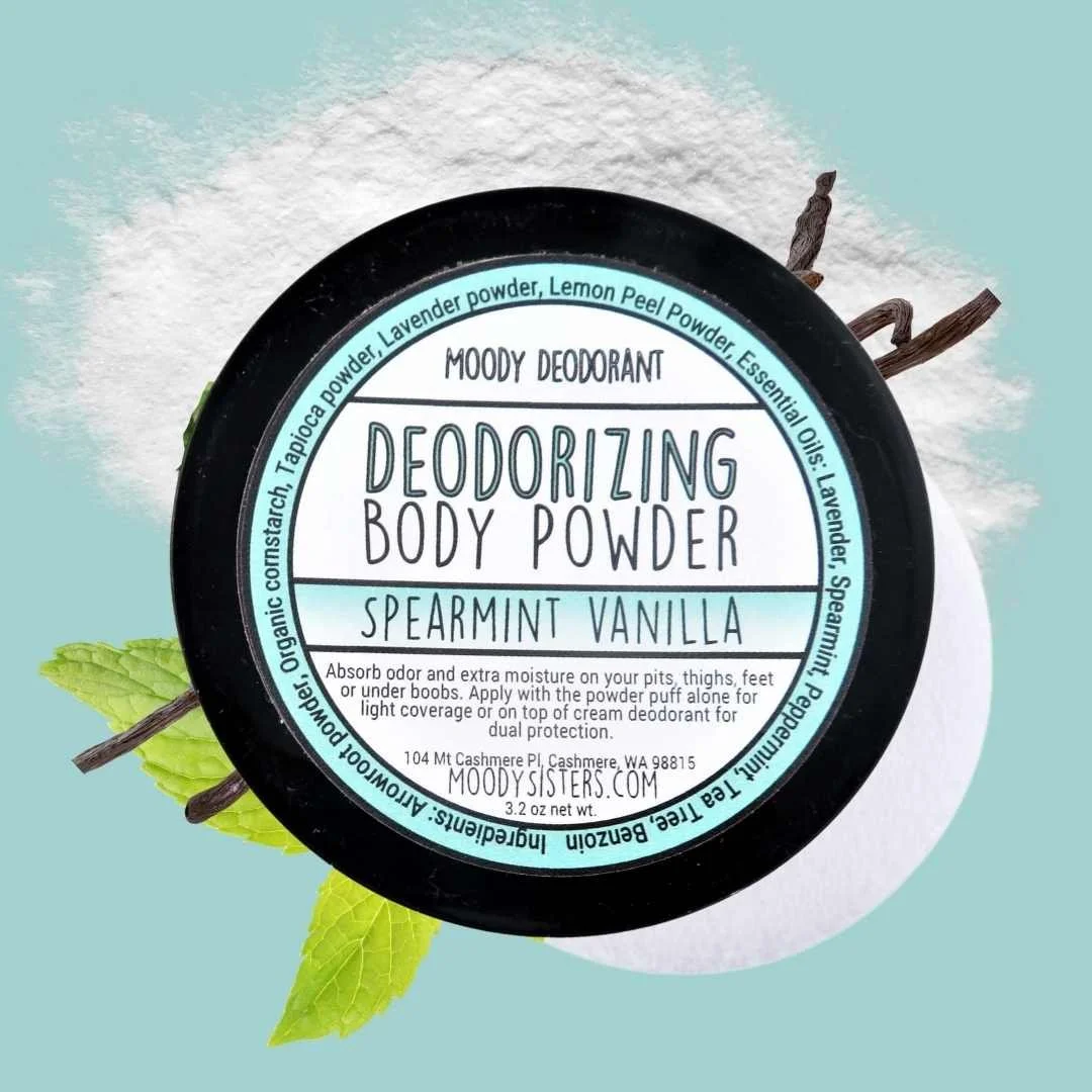 Deodorizing Body Dusting Powder Natural Deodorants — Moody Sisters