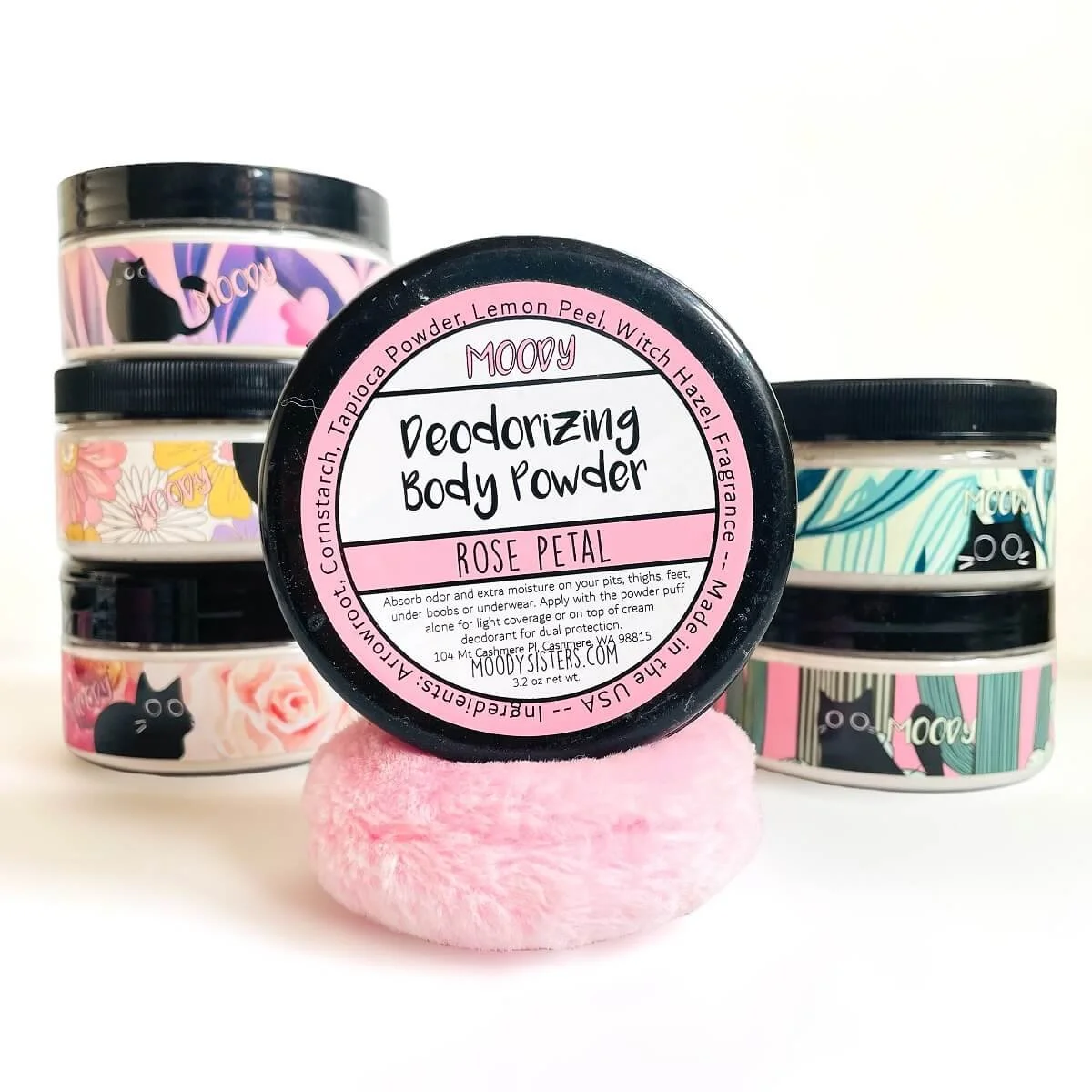 Deodorizing Body Dusting Powder Natural Deodorants — Moody Sisters