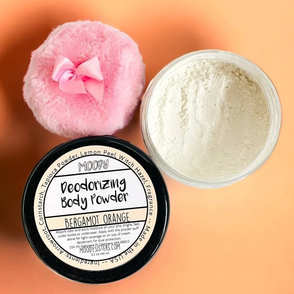 Deodorizing Body Dusting Powder Natural Deodorants — Moody Sisters