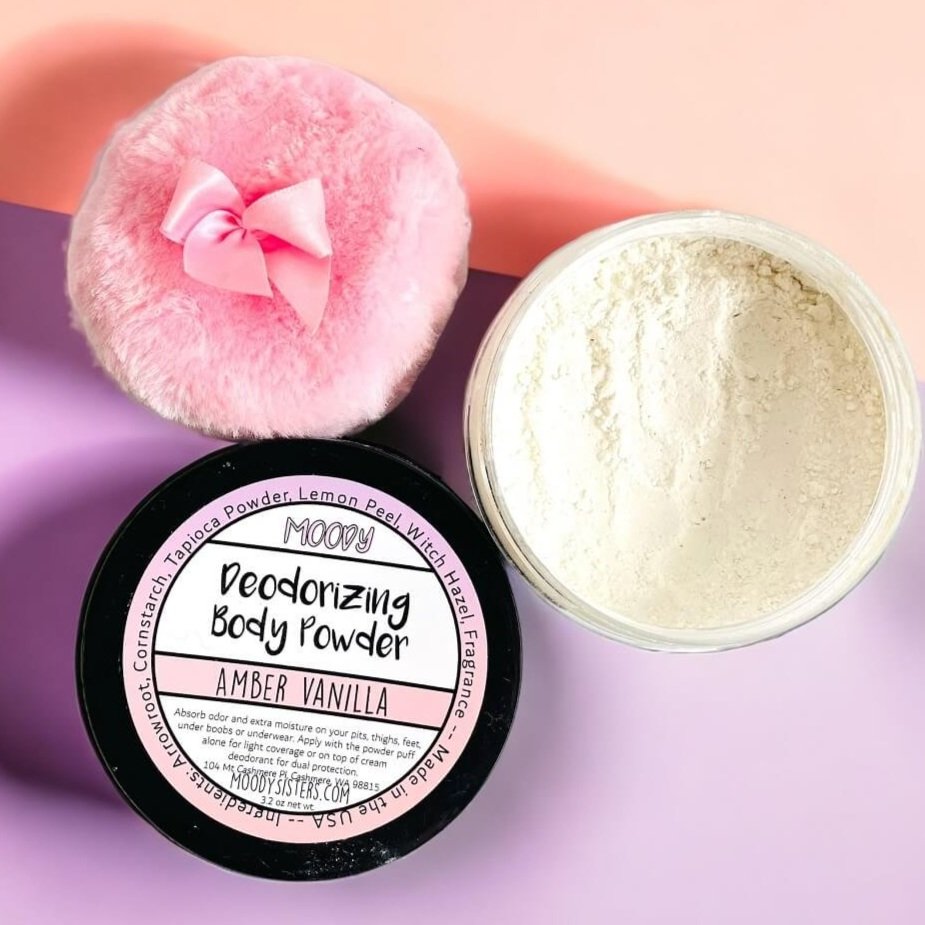Deodorizing Body Dusting Powder Natural Deodorants — Moody Sisters