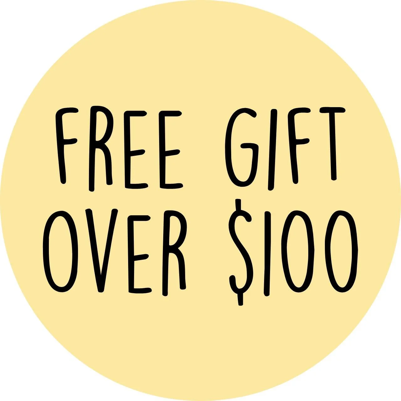 Every order over $100 earns a free gift!  The Free Gift is guaranteed to be $20+ value and changes quarterly. 
Find this quarter's gift here >>
https://www.moodysisters.com/store/p/seasonal-moody-gift