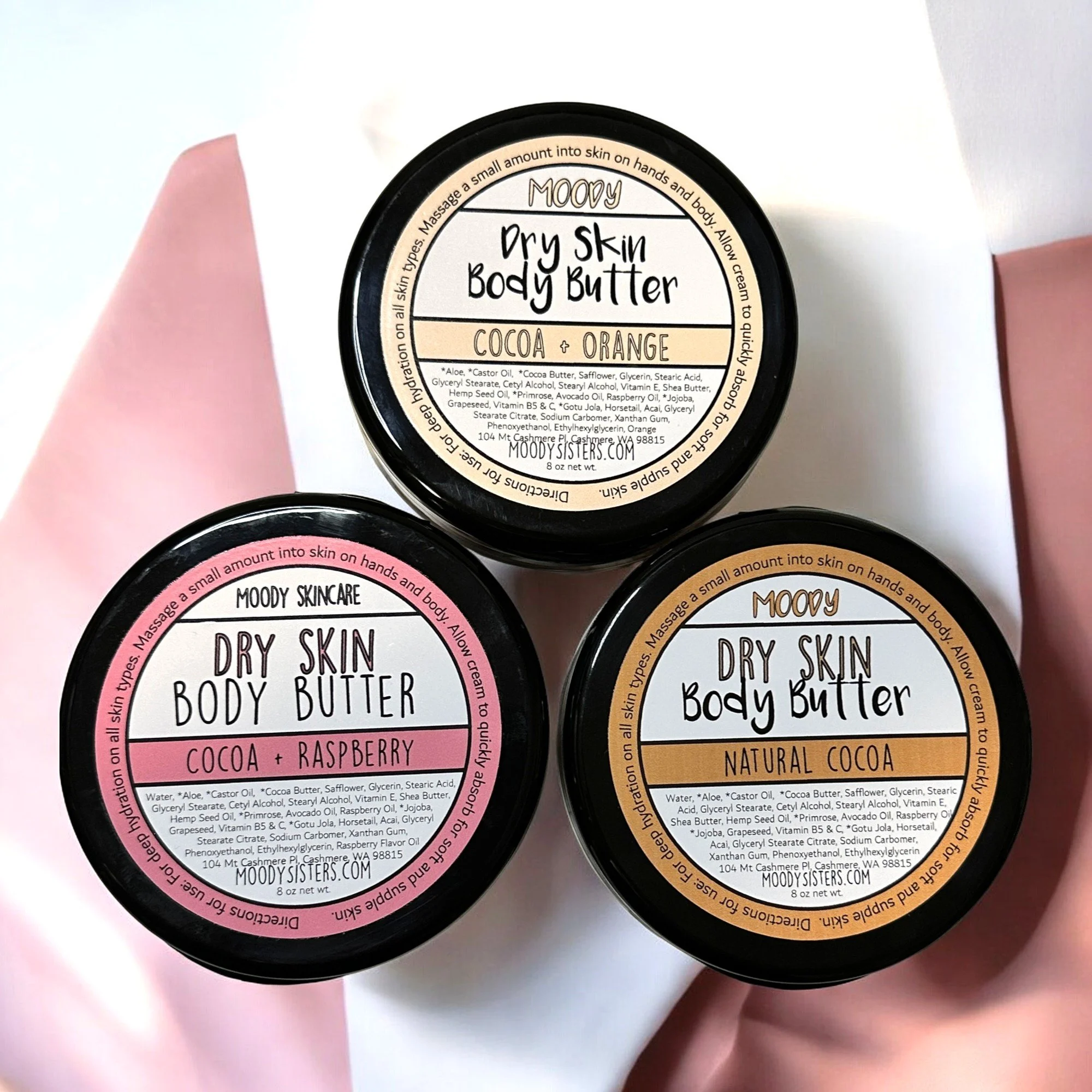 Coco Raspberry Body Care Cocoa Shea Dry Skin Body Butter for Eczema - Body Cream — Moody Sisters ...