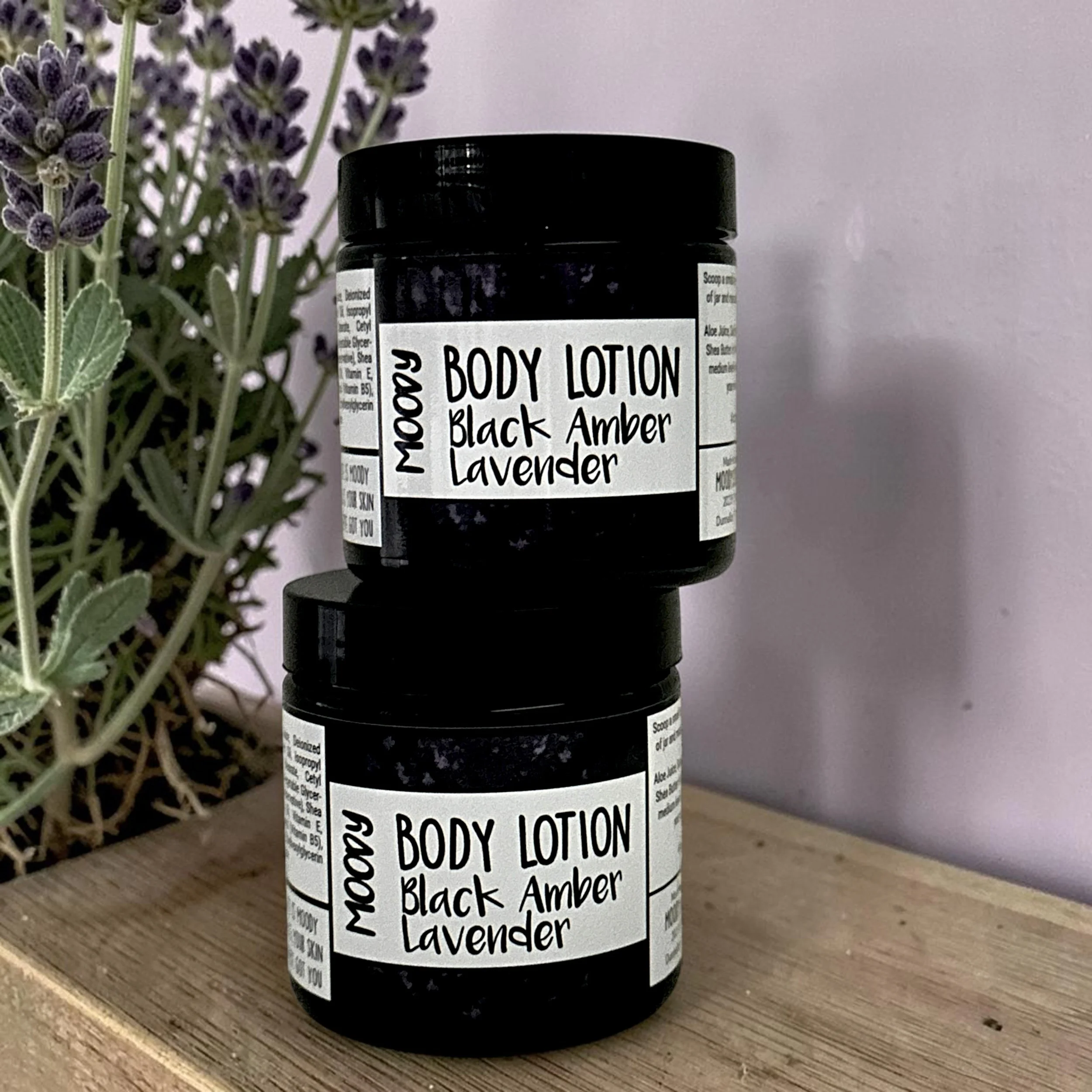 Black Amber Lavender Body Lotion