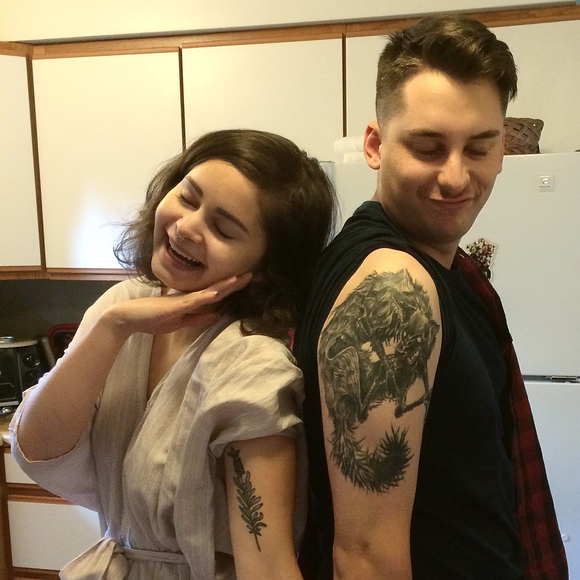 We told the kids not to get tattoos. As you can see, they didn't listen.