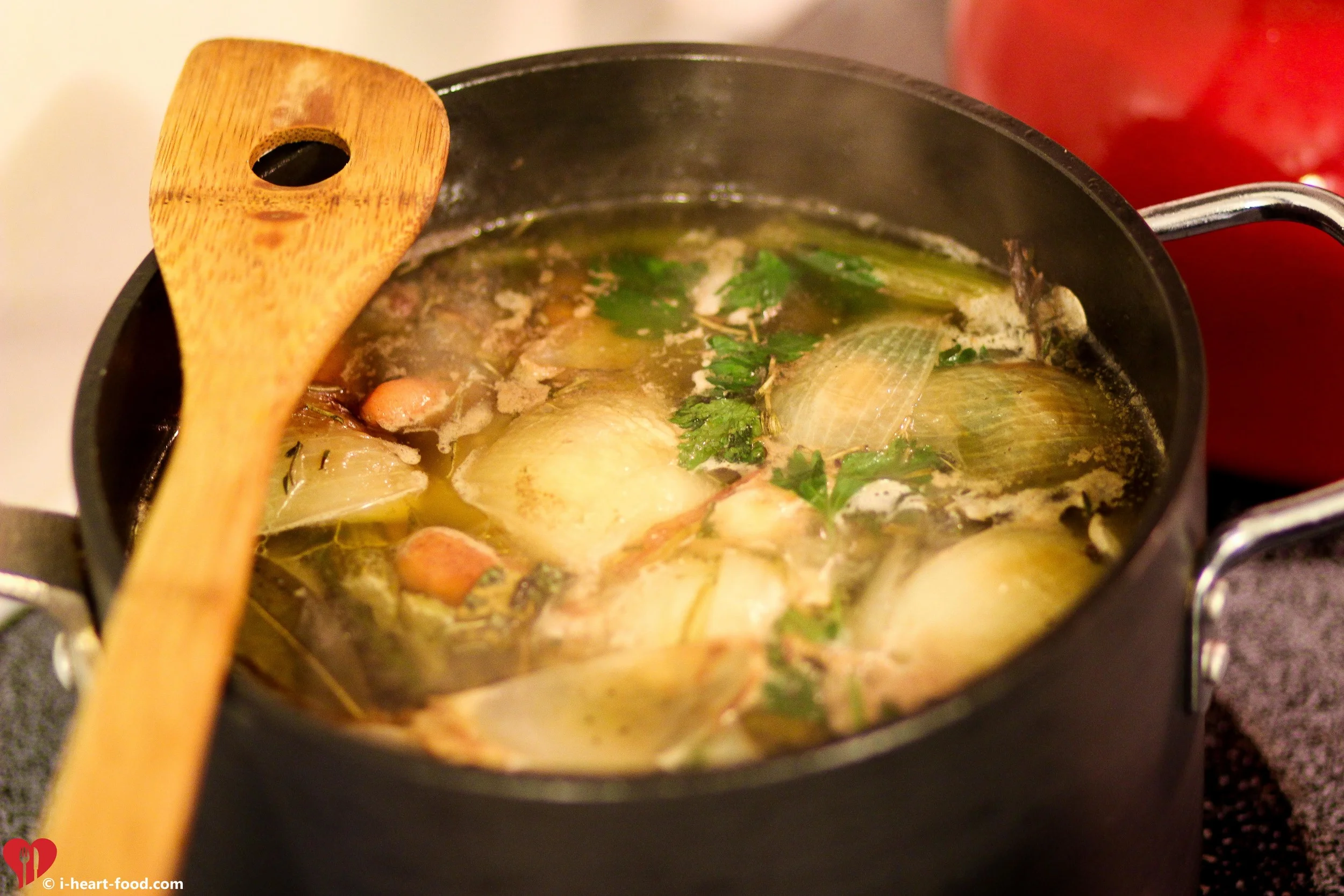 Make a broth with the giblets and turkey neck