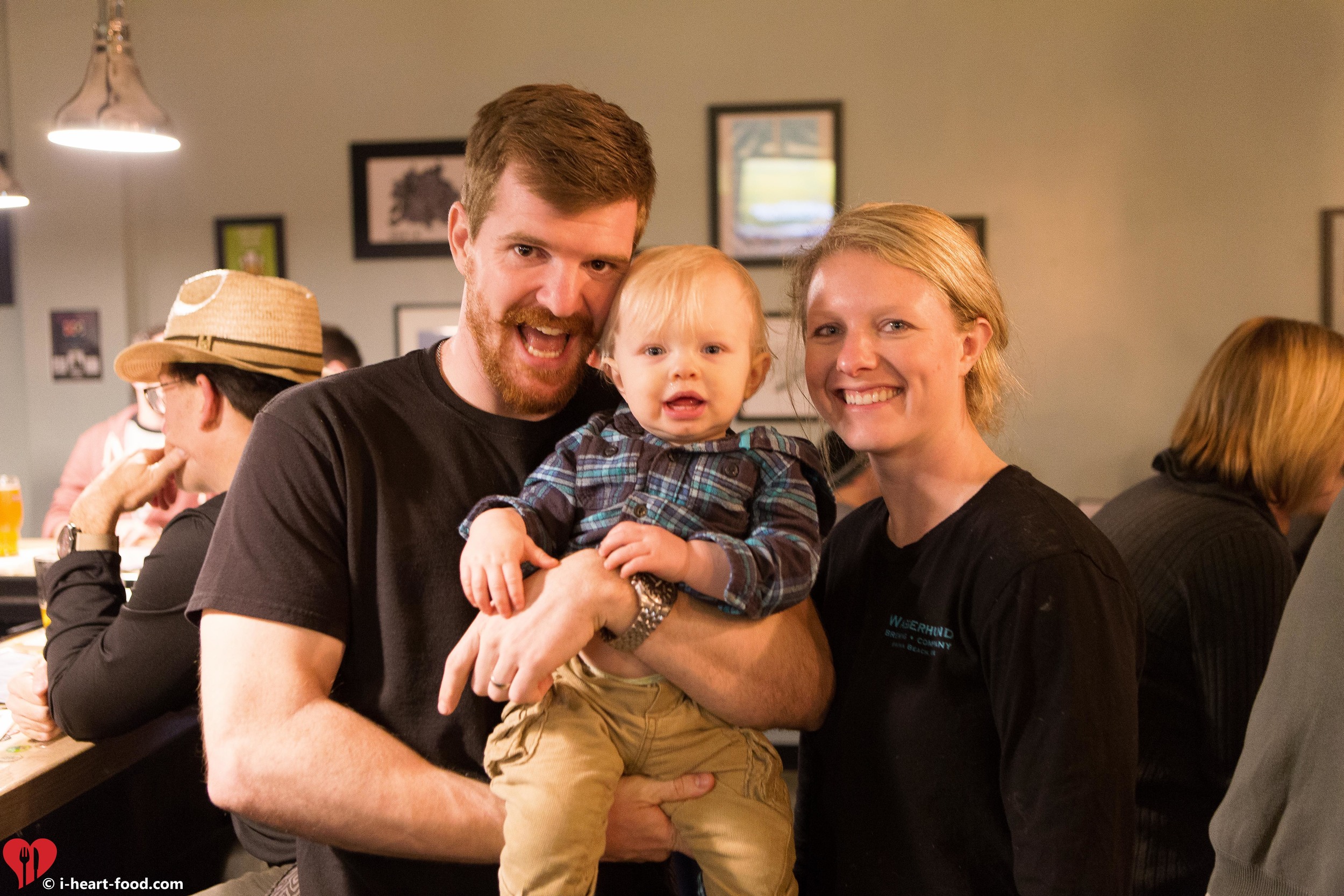 Aaron and Christine Holley were there with the boss
