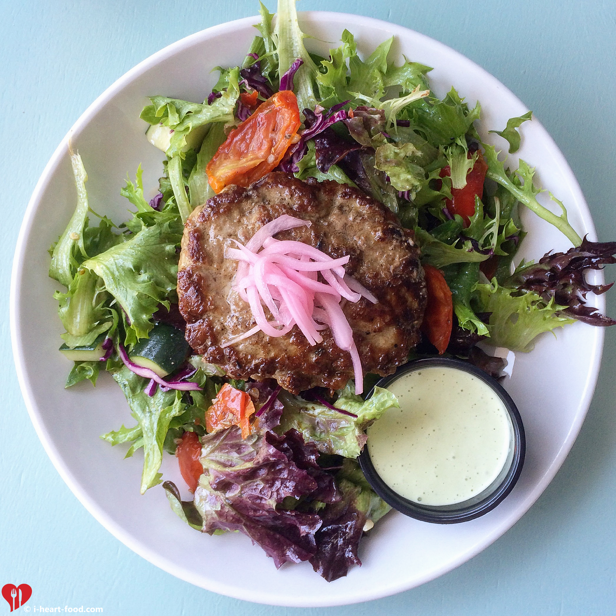 Lamb Burger Salad