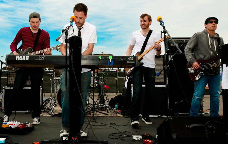      the Calamity &nbsp;is:     Owen Bucey — lead vocals, keys&nbsp; Kai Dodson — lead/rhythm guitars, vocals&nbsp; Baltazar Cano — bass&nbsp; Aaron Goldberg — drums, percussion&nbsp; Phil Tibbs -- lead/rhythm guitars&nbsp;  the Calamity is an Americ